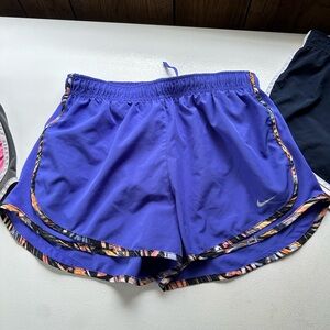 L Purple running shorts